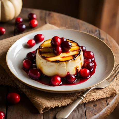 Grillowany camembert z żurawiną - przepis